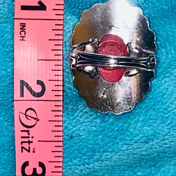 Italian Coral vintage handcrafted ring - Picture 4 of 6